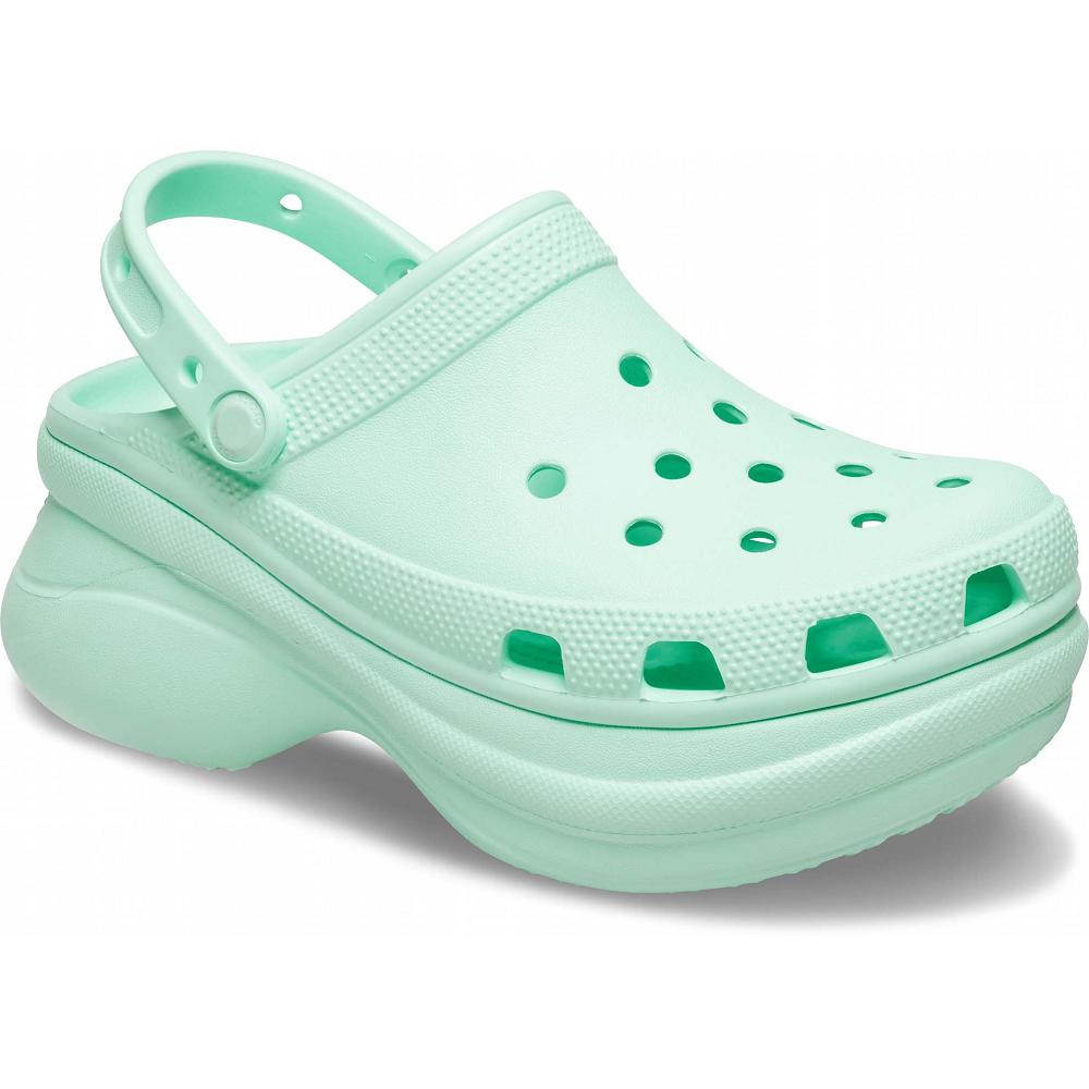 Mint Women's Crocs Classic Bae Clog Platform Clogs | NZ 0462ZUTG